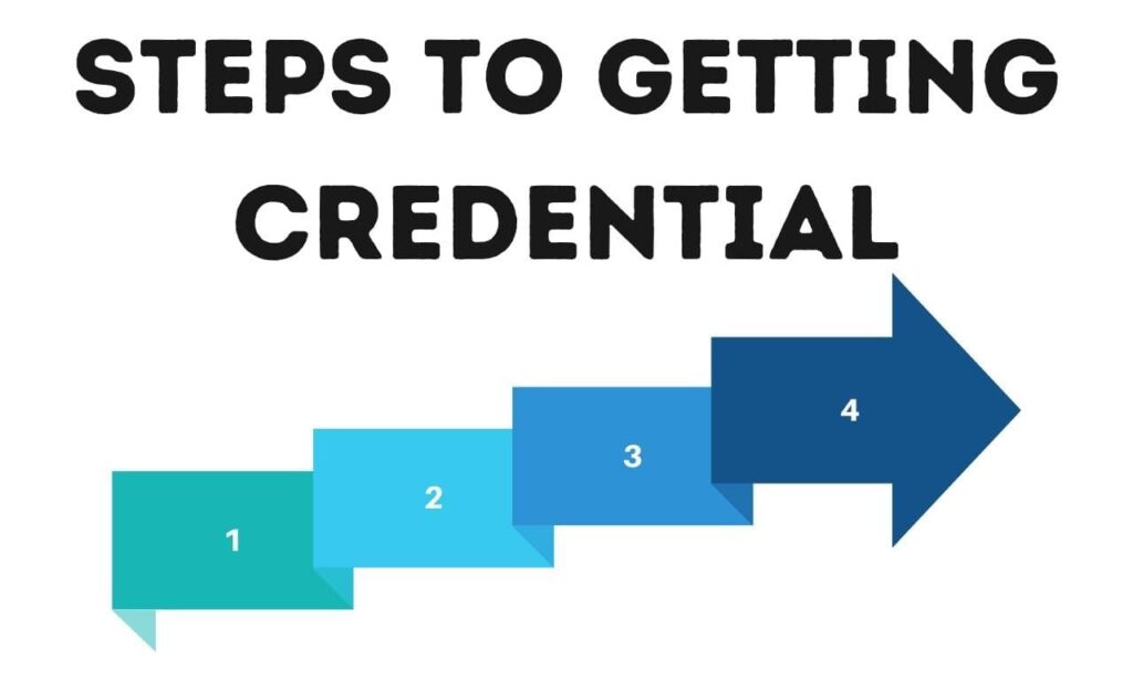 steps to getting credential