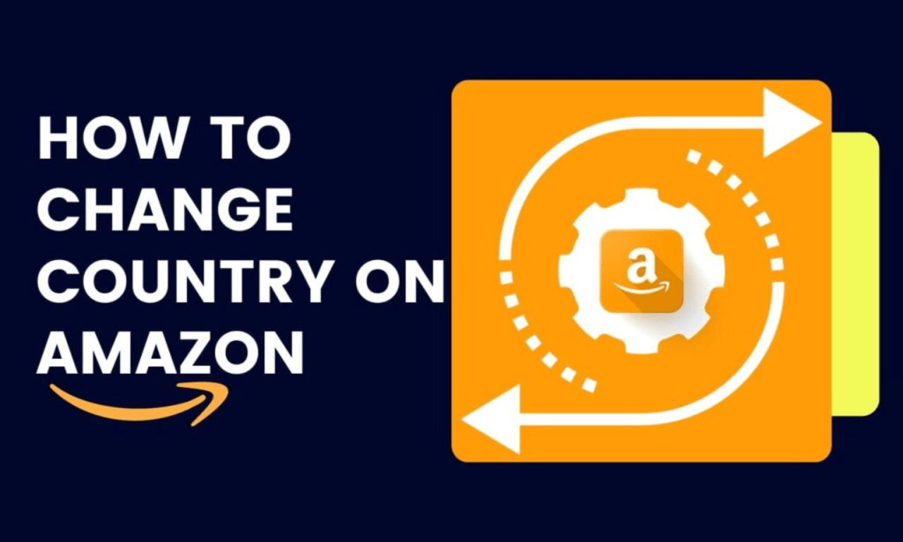 how to change country on amazon